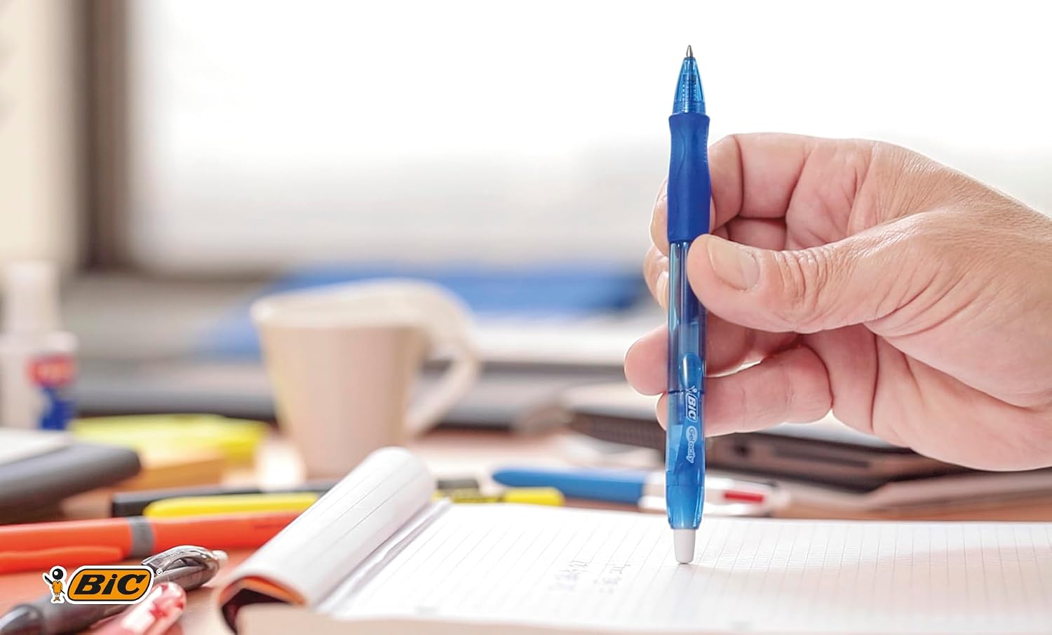 Detalle 2 de BIC Gel-ocity Stylos gel 12 ✒