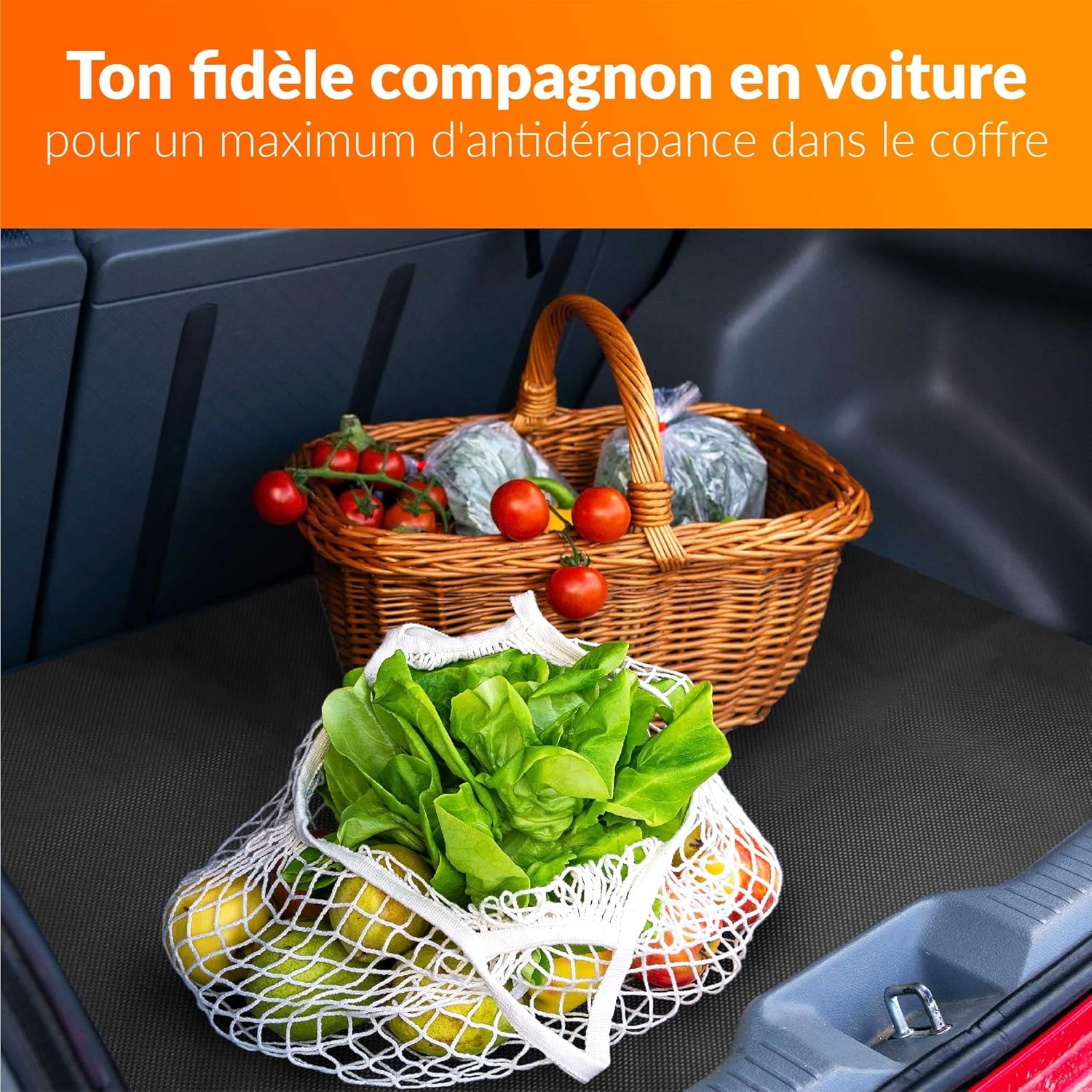 Thumbnail 1 de Upgrade4cars Tapis Antidérapant Voiture – Étanche et Coupe à Mesure 120 x 180 cm