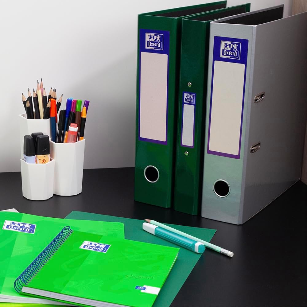 Thumbnail 5 de Oxford Premium A4 Ring Binder (Dark Green) – 25mm capacity, laminated board