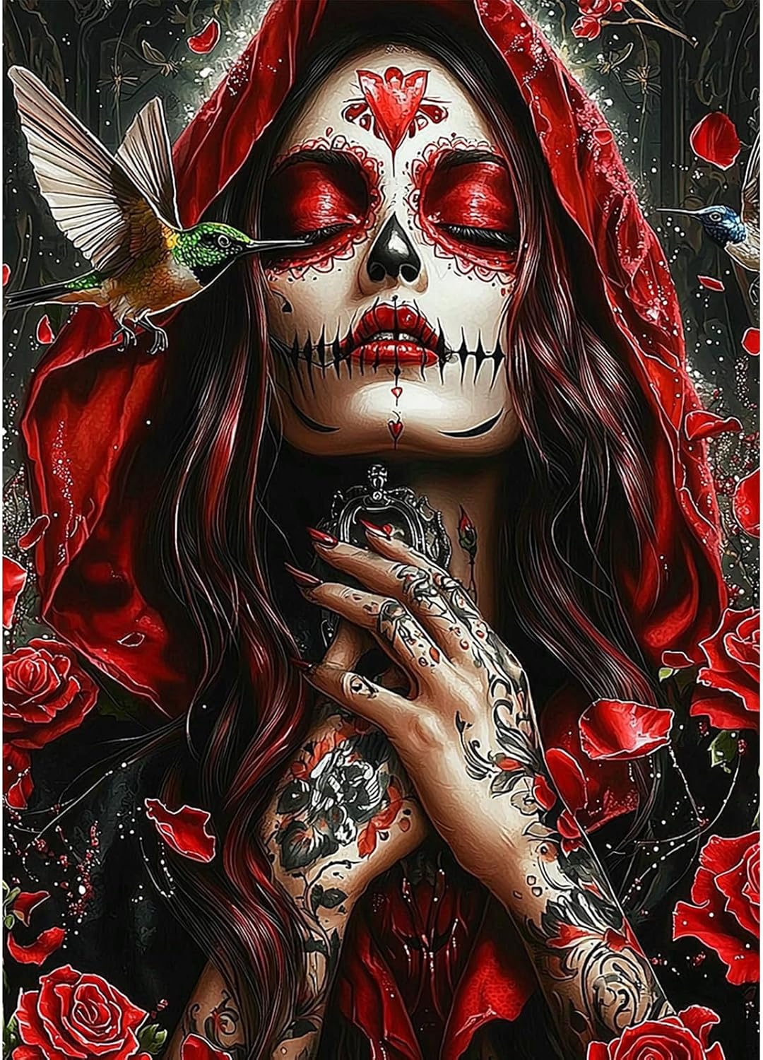 Detalle de RICUVED Diamond Painting Kit, 12x16 Inch