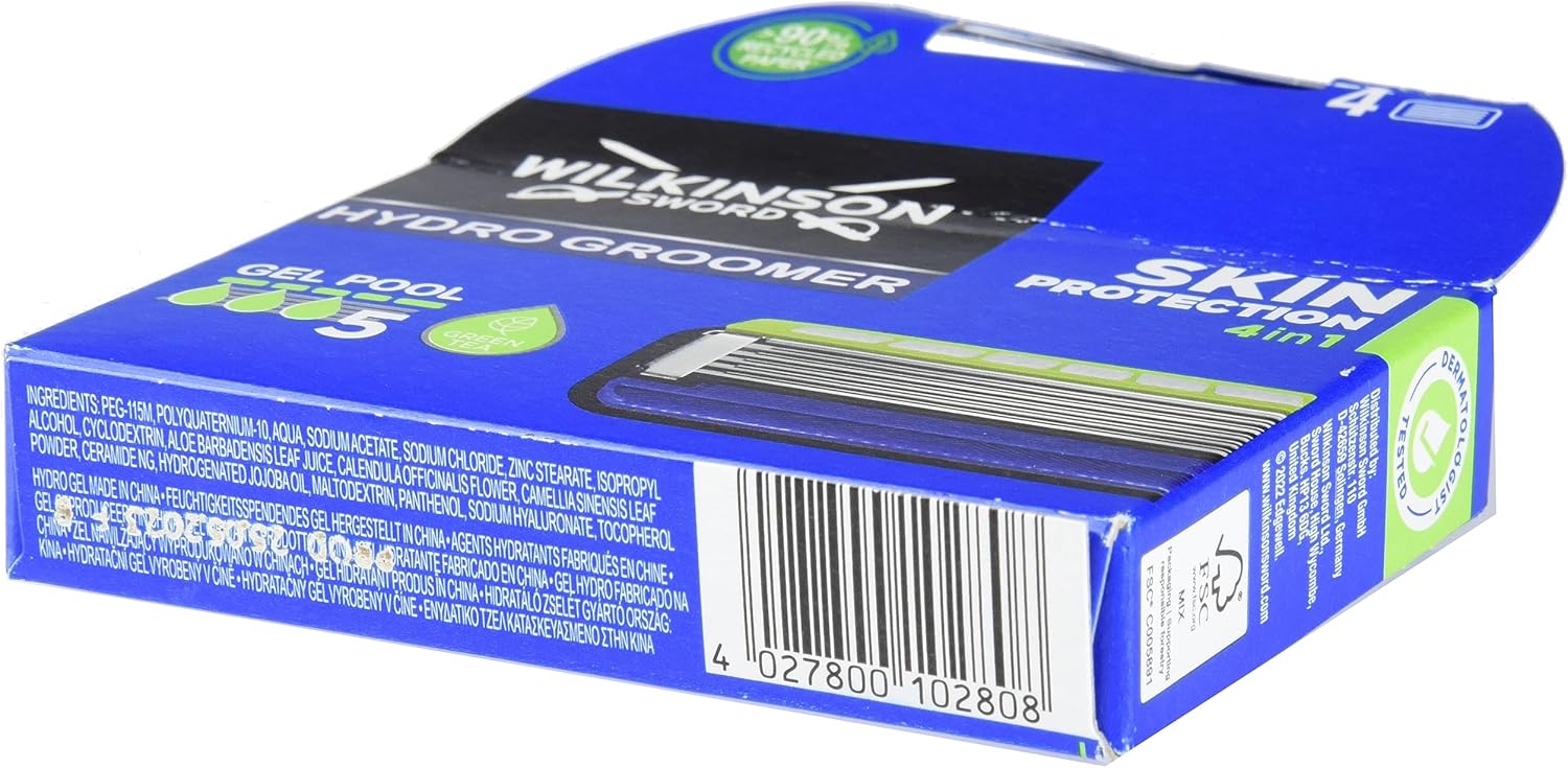 Detalle de Wilkinson Sword Hydro 5 Groomer / Power Select Rasierklingen – 4 Stk