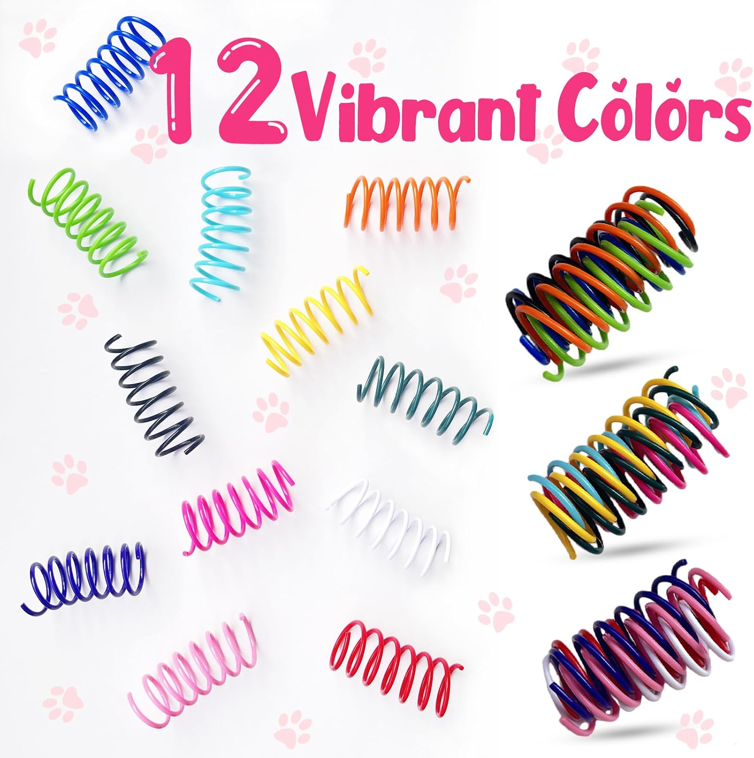 Detalle 2 de Cat spring toys, 60-pack