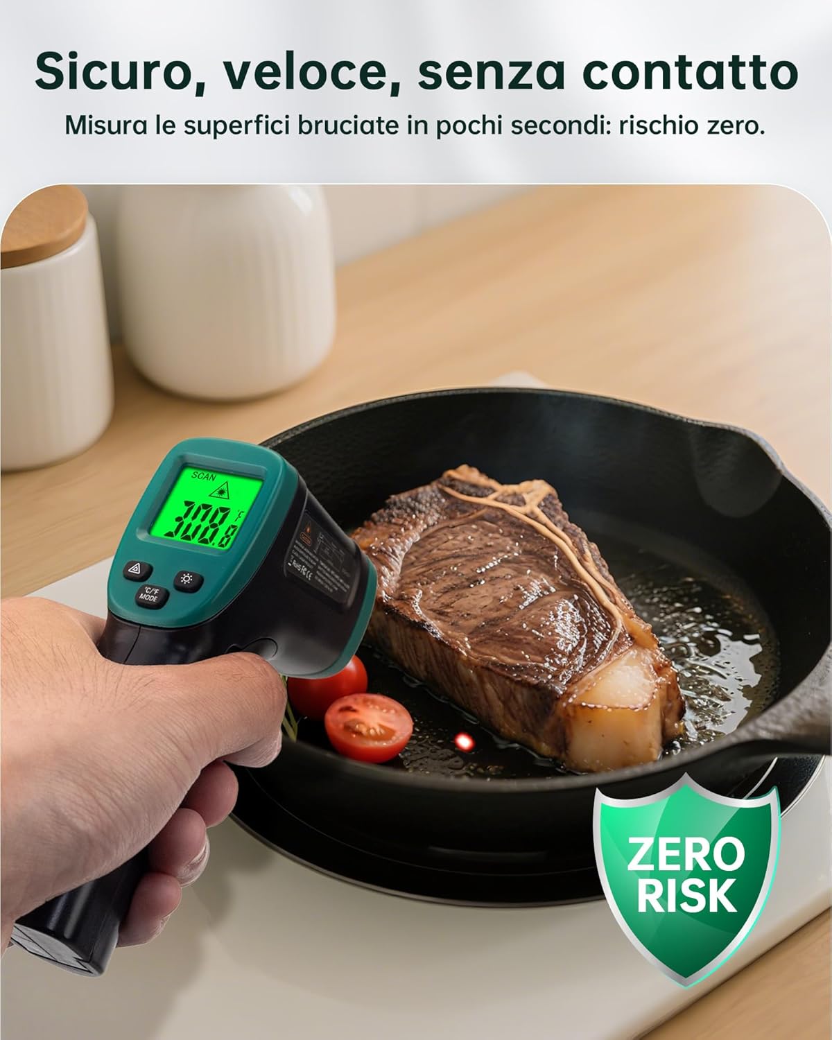 Thumbnail 6 de ERICKHILL Termometro a infrarossi -50°C–600°C 🌡