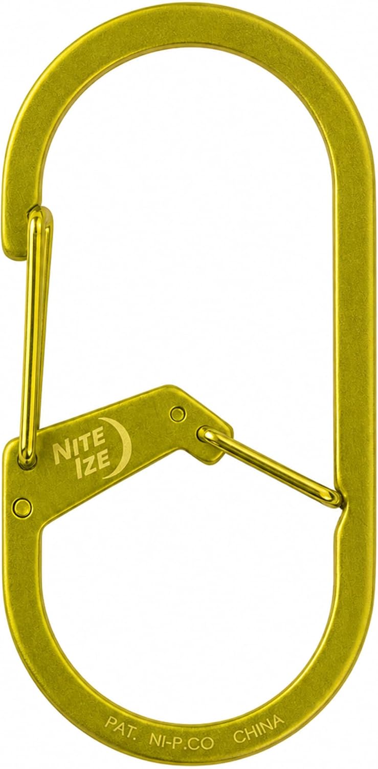 Detalle de NITEIZE(ナイトアイズ)Gカラビナー #3 ステンレス鋼製・重量18g