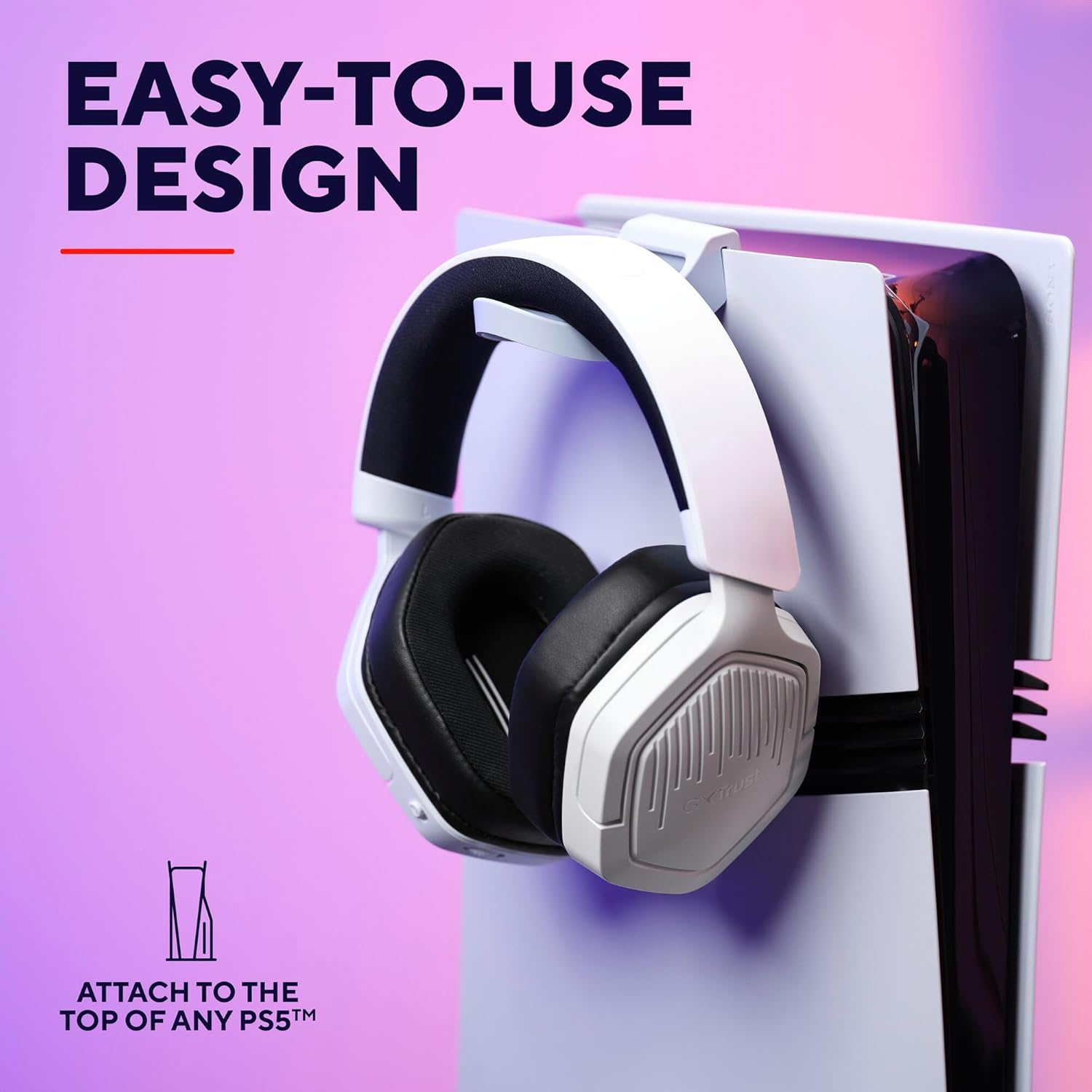 Thumbnail 2 de Trust Gaming GXTrust supporto cuffie PS5