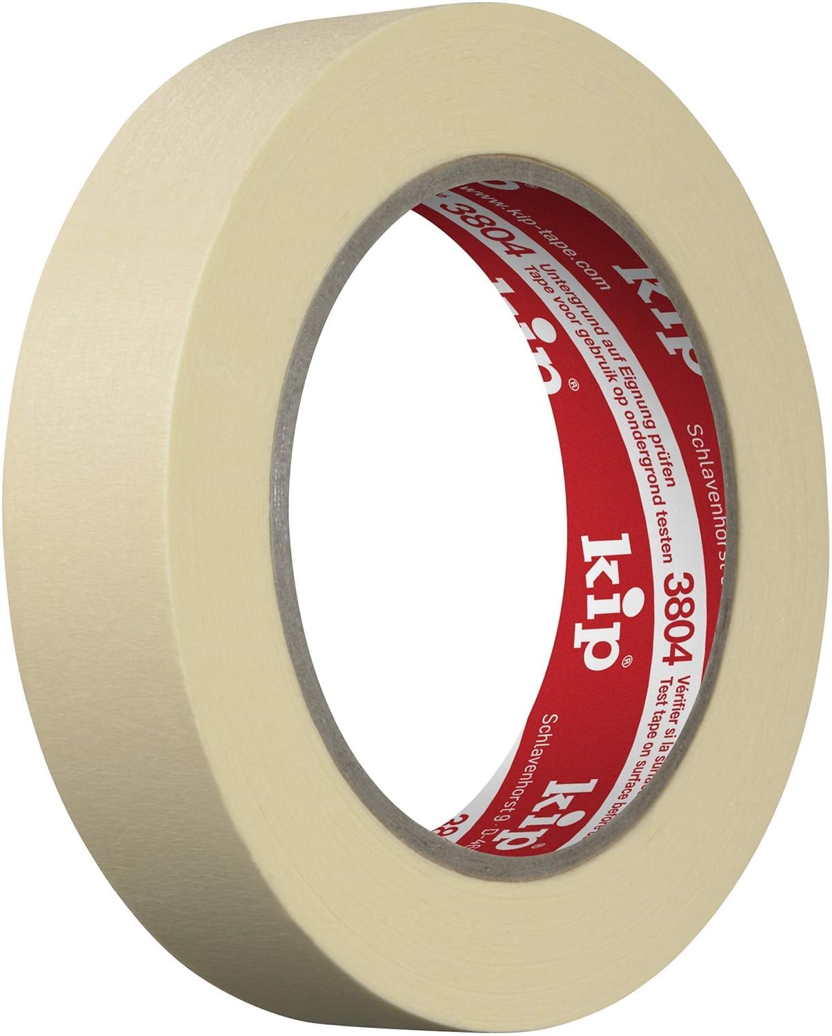 Detalle 2 de Kip 3804-24 maskeringstejp i finkräpp, 24 mm x 50 m, 9 rullar