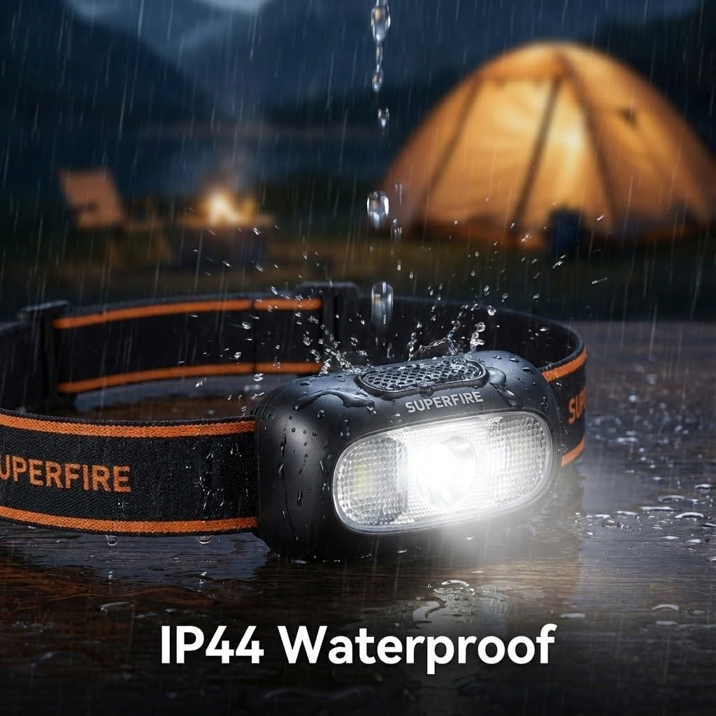 Thumbnail 6 de SuperFire Head Torch 2 Pack
