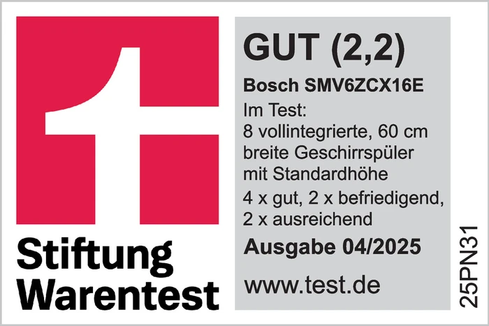 Thumbnail 11 de Bosch SMV6ZCX16E Einbauspülmaschine