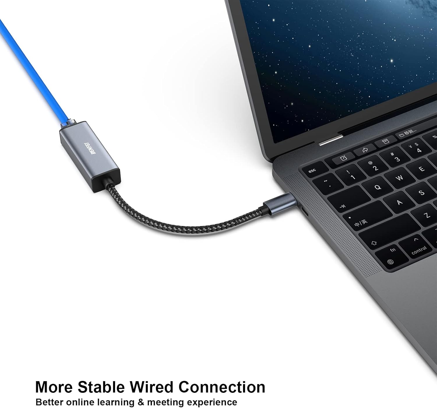 Thumbnail 2 de BENFEI USB-C to Ethernet Adapter 1Gbps 🌐