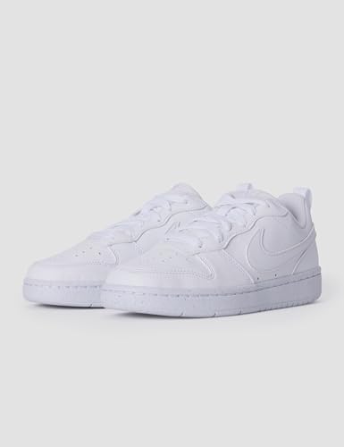Detalle de Nike Mixte Enfant Court Borough Low Recraft (GS) Fashion-Sneakers - Blanc, 38 EU