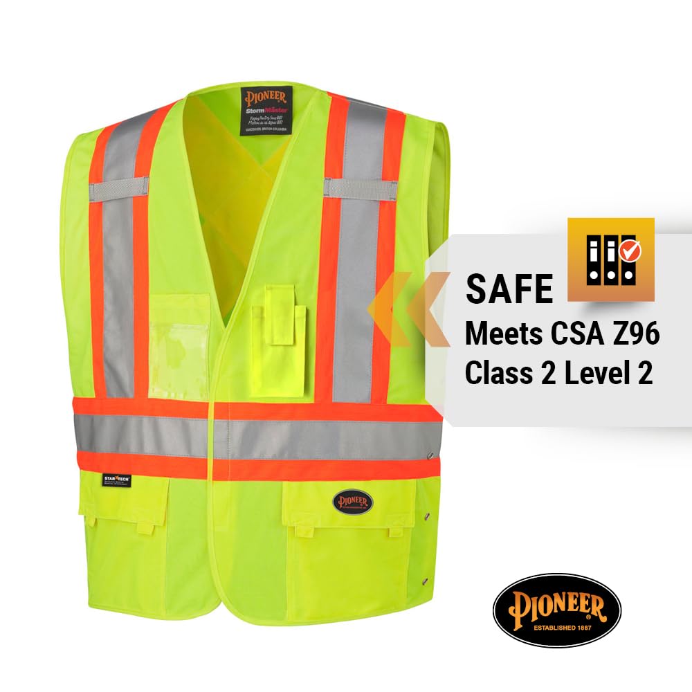 Thumbnail 5 de Pioneer safety vest, yellow