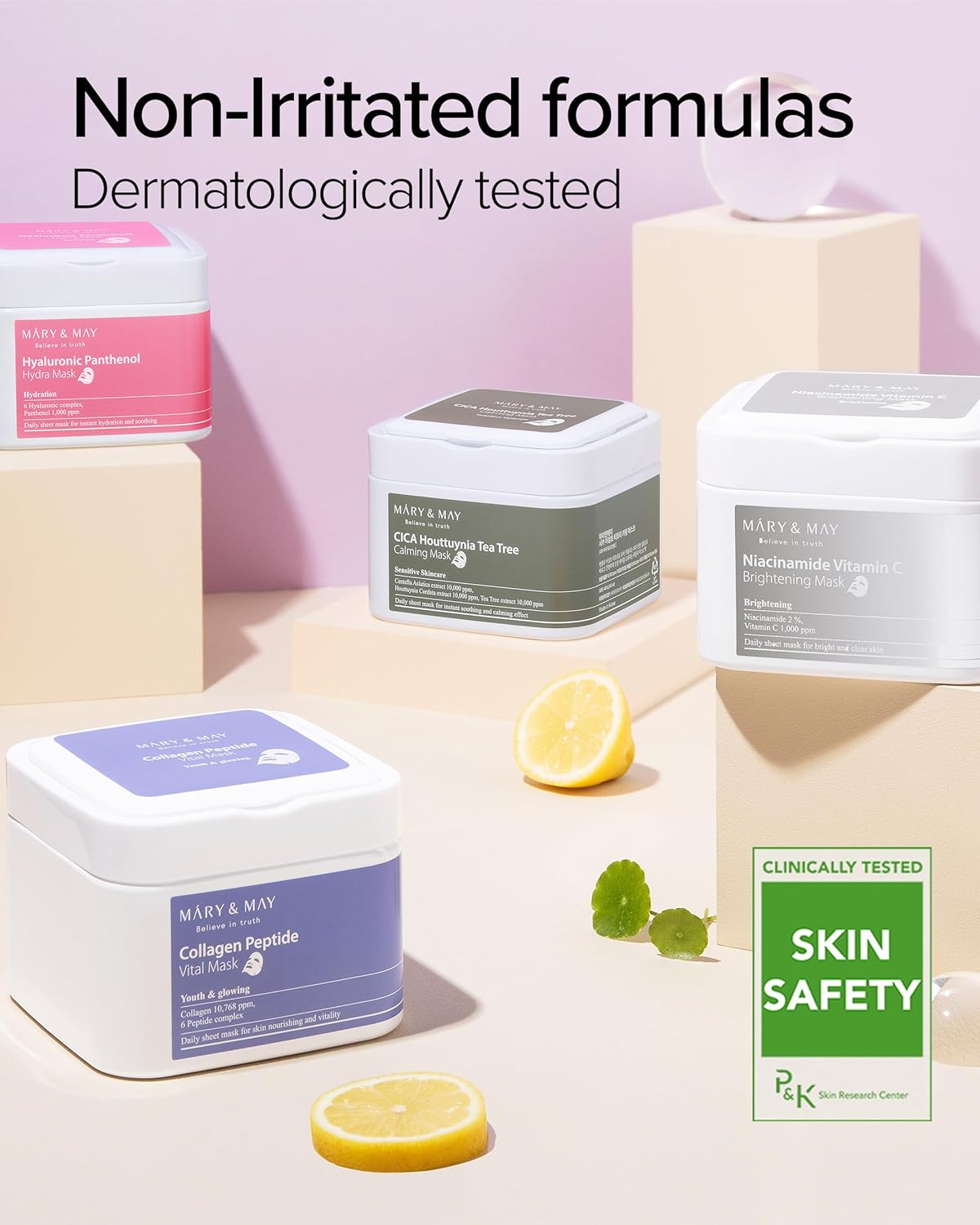 Thumbnail 6 de Mary&May Collagen Peptide Vital Mask 30 Sheets – Daily Anti-Ageing Sheet Mask