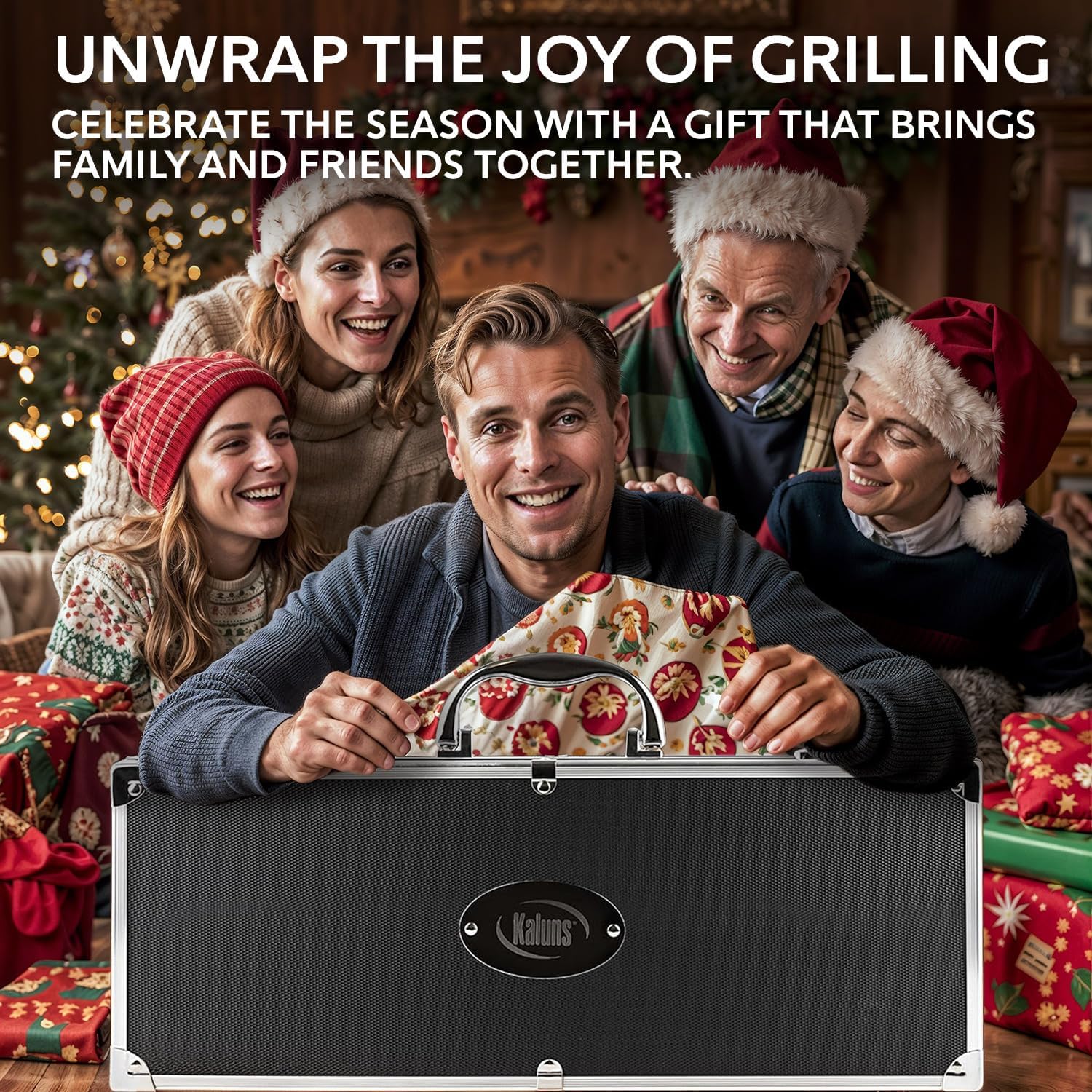 Thumbnail 6 de Kaluns 32-Piece Heavy-Duty Stainless Steel Grilling Accessories Set with Aluminum Case & Apron