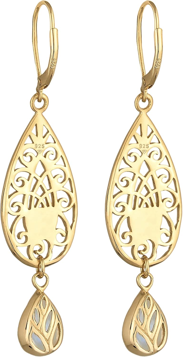 Detalle 2 de Elli Damen Ohrhänger 925 Sterling Silber