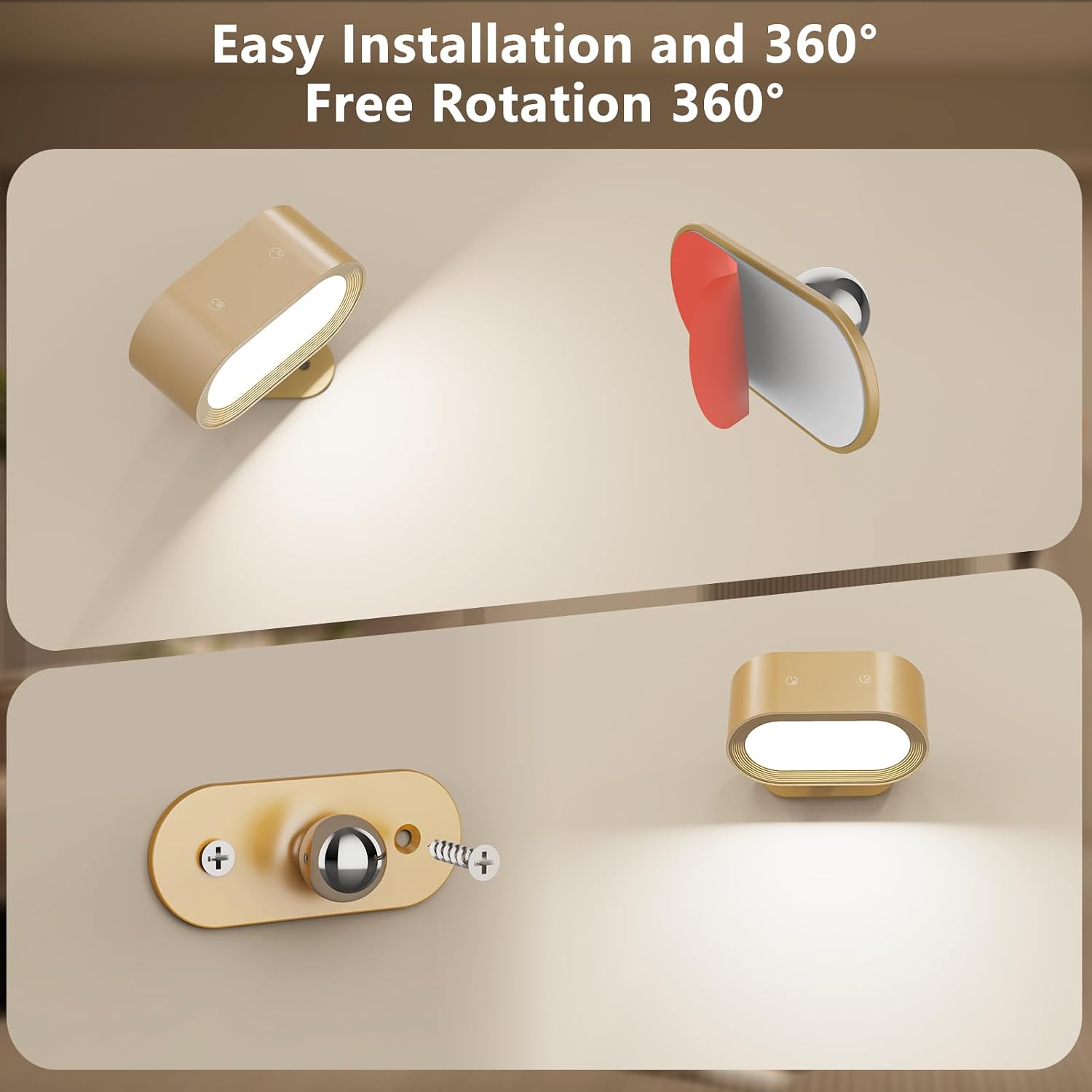 Thumbnail 5 de Coollamp Rechargeable Wall Light 1H timer ๐