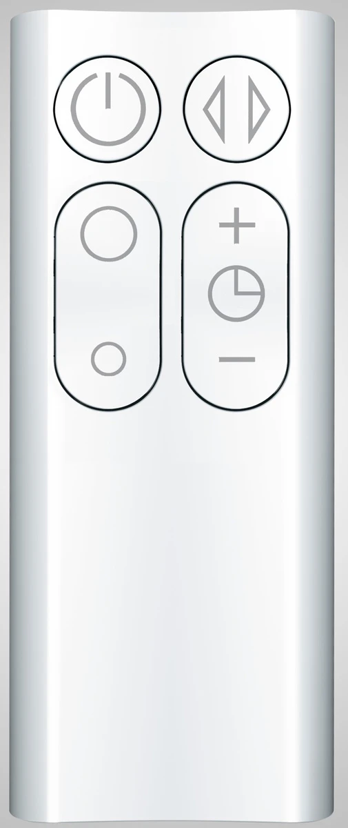 Thumbnail 7 de Dyson AM07 Weiß/Silber – bladeless Ventilator mit 10 Stufen und Fernbedienung