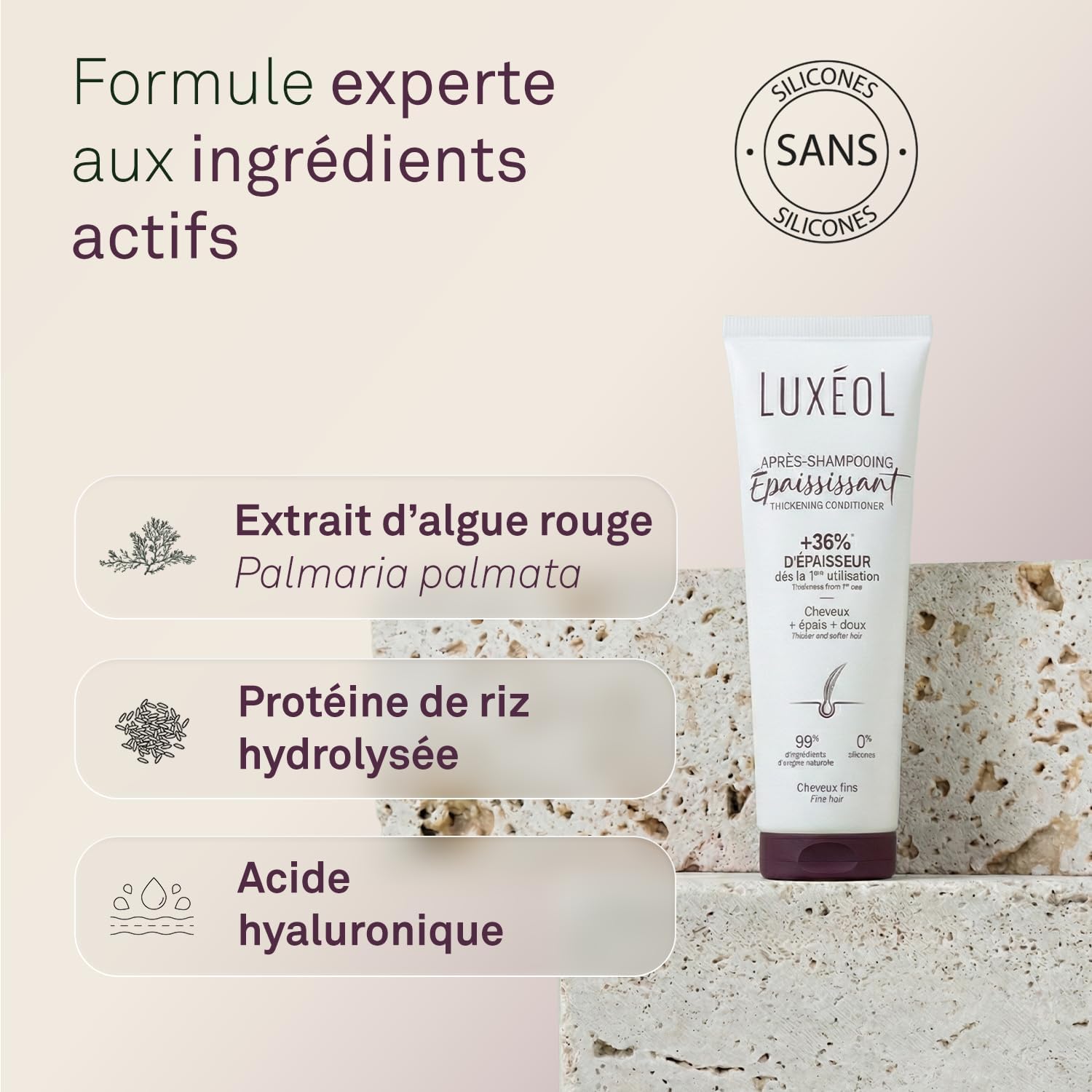 Thumbnail 4 de Après-shampoing épaississant LUXEOL 200 ml