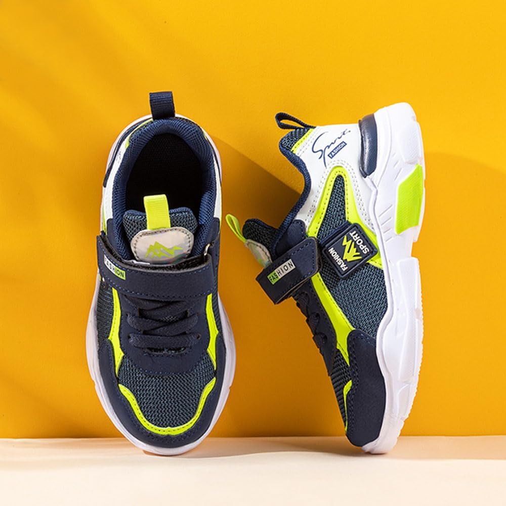 Detalle de PHMNZIP Kinder Turnschuhe – Unisex, atmungsaktiv, leicht – Modell CX6586 Grün