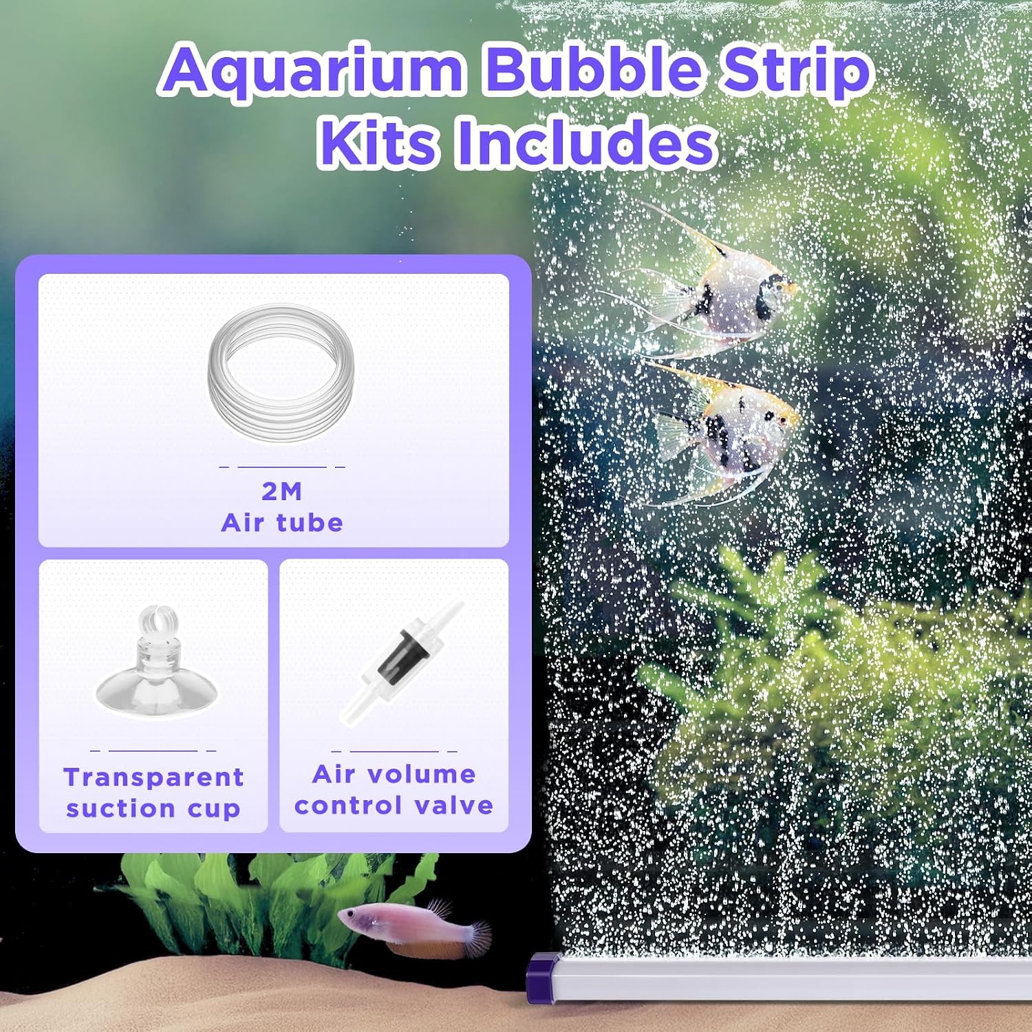 Detalle 1 de Hygger Fish Tank Air Bubbler 70cm