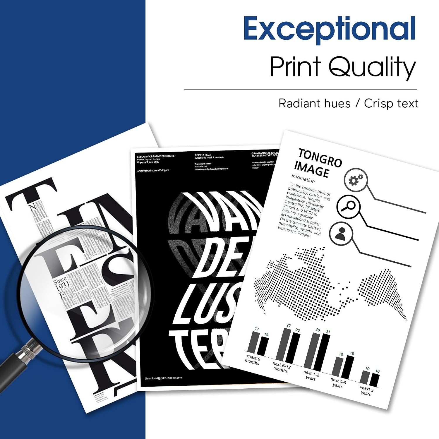 Thumbnail 3 de Jeostarky Pro TN436BK Compatible Black Toner Set for Brother Printers