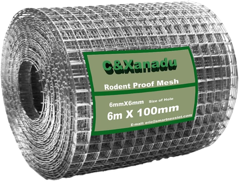 Thumbnail 6 de C&Xanadu 200mm x 12m Rat Mesh Rodent Proofing Wire Mesh Roll