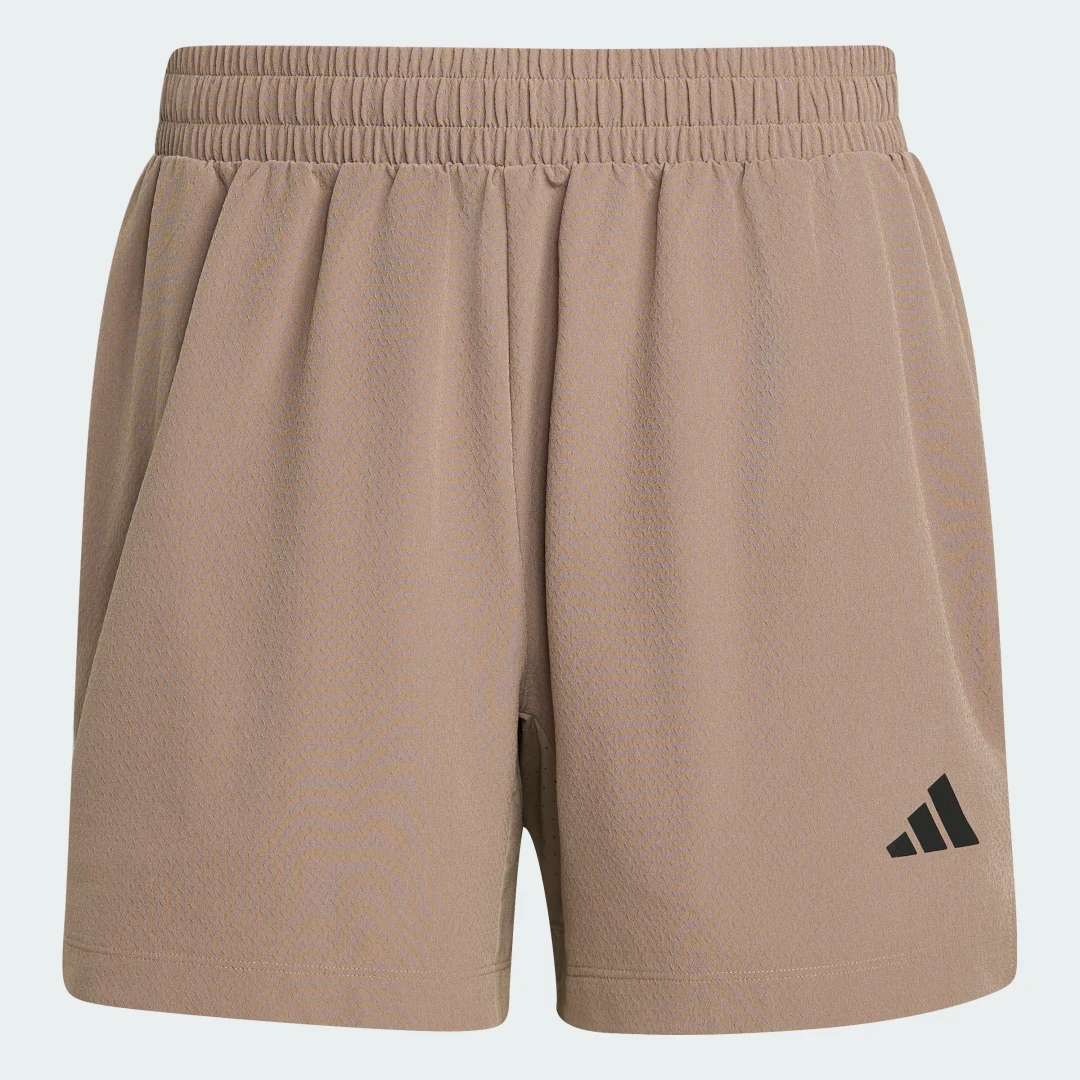 Detalle de Pantalón corto D4T PrimeLift 3 Stripes de Adidas – Beige