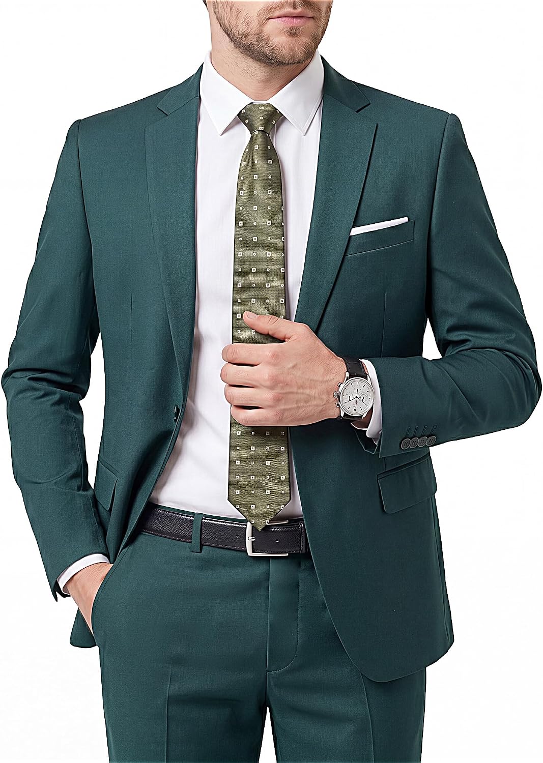 Thumbnail 6 de WULFUL Men's 2-Piece Suit, Cotton-Polyester Blend