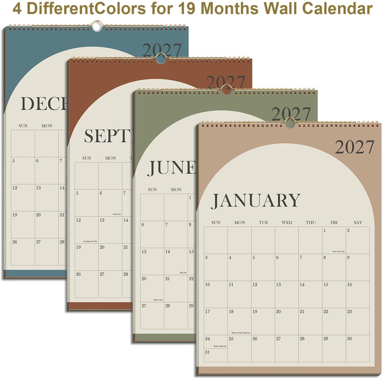 Thumbnail 2 de Calendar 2026-2027 18 Months Wall Calendar from January 2026 to June 2027 🗓