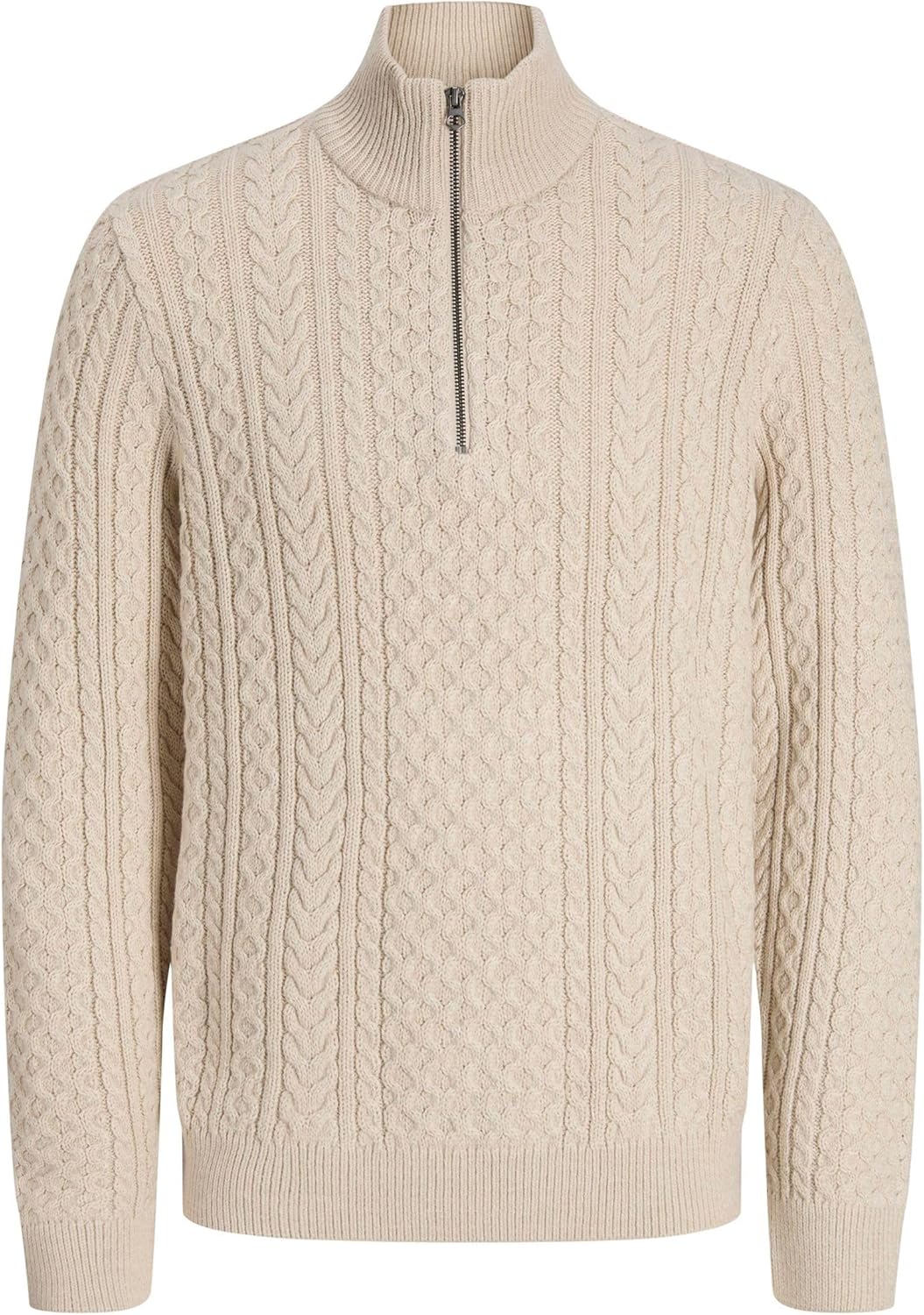 Thumbnail 6 de JACK & JONES Herren Sweatshirt mit halbem Reißverschluss