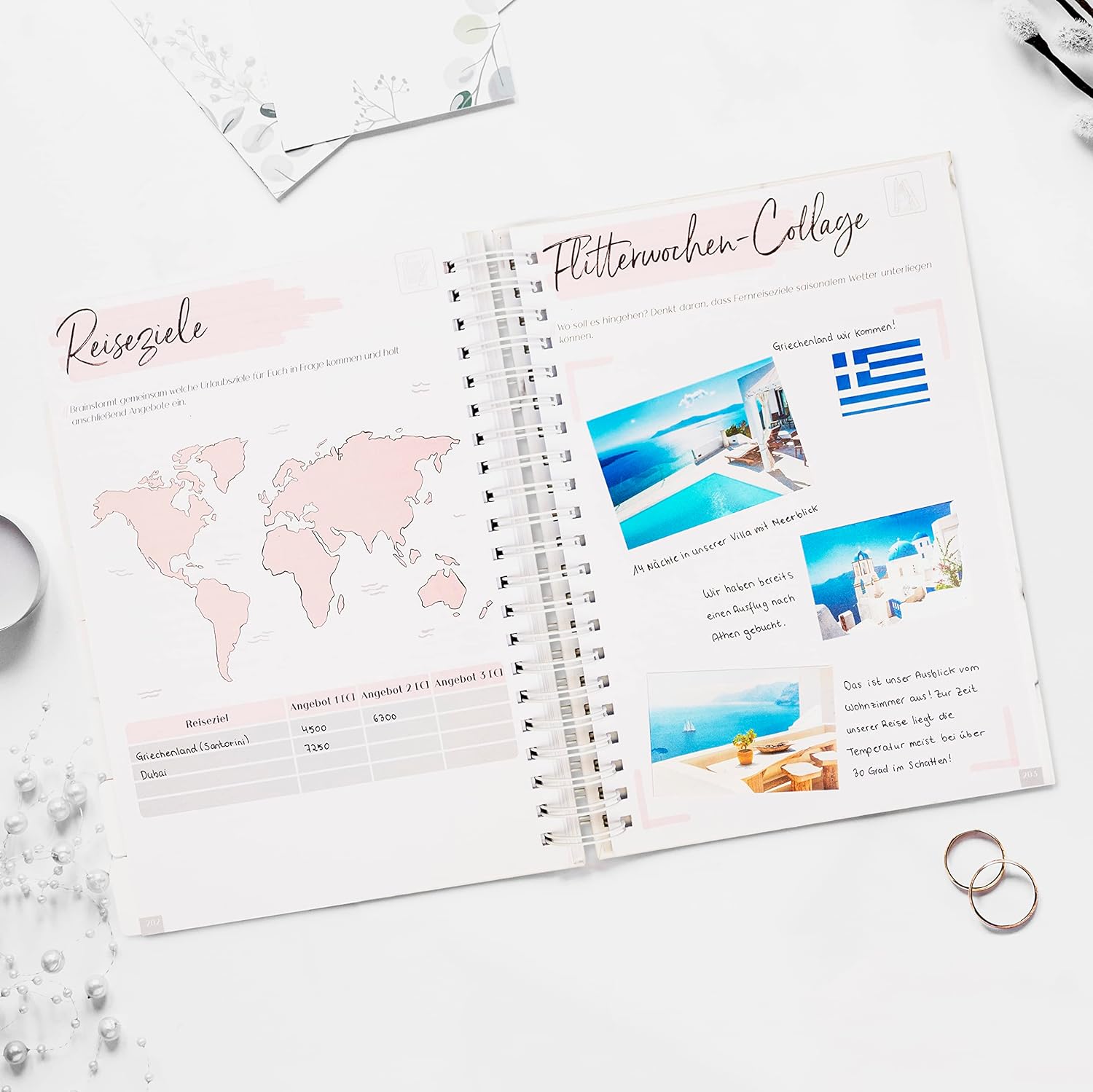 Thumbnail 6 de TWIVEE „Der große Hochzeitsplaner“ (Deutsch) – Organizer mit Kalender, über 200 Seiten