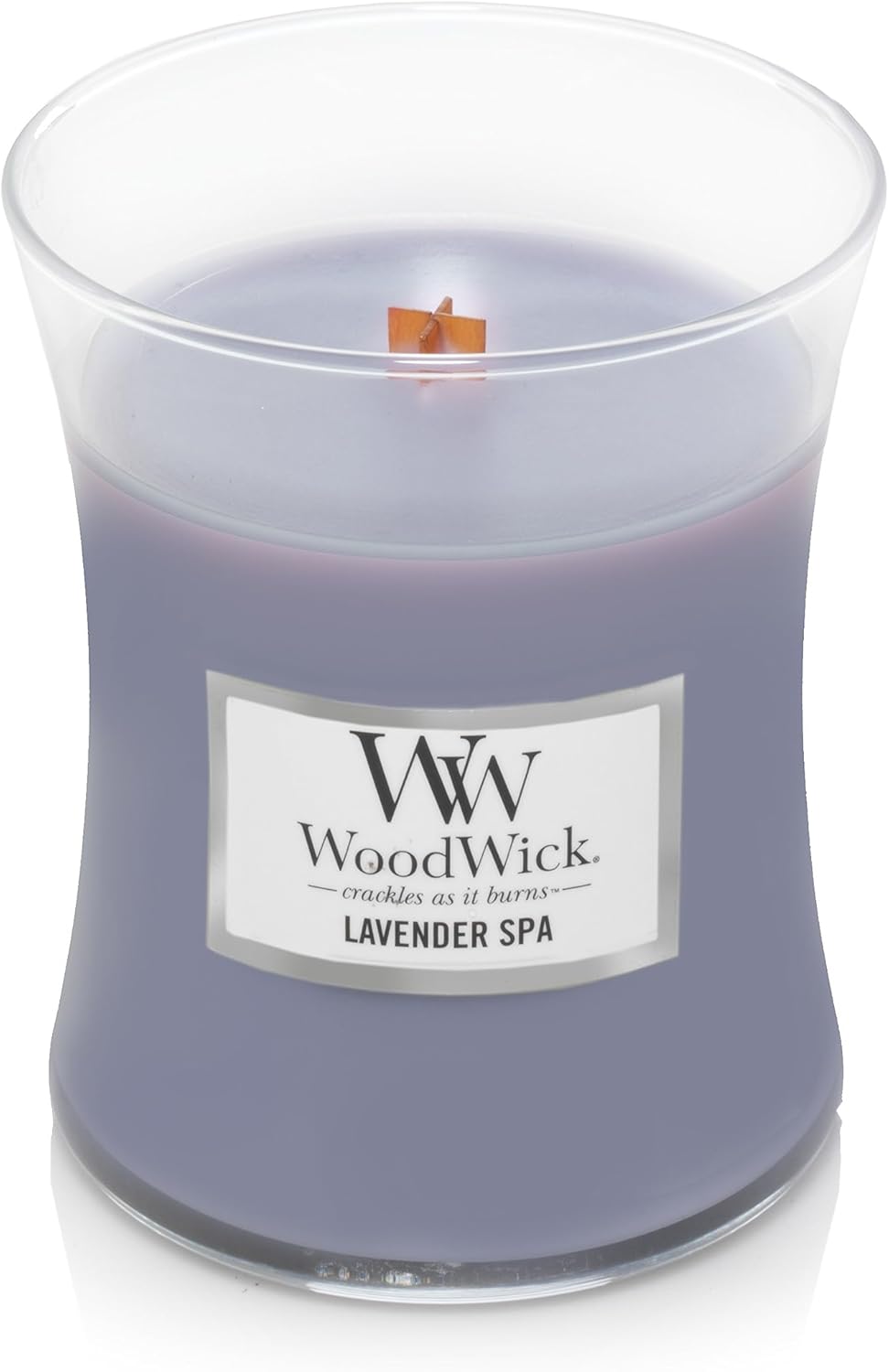 Thumbnail 2 de WoodWick bougie parfumée moyenne à mèche en bois – Lavande Relaxante