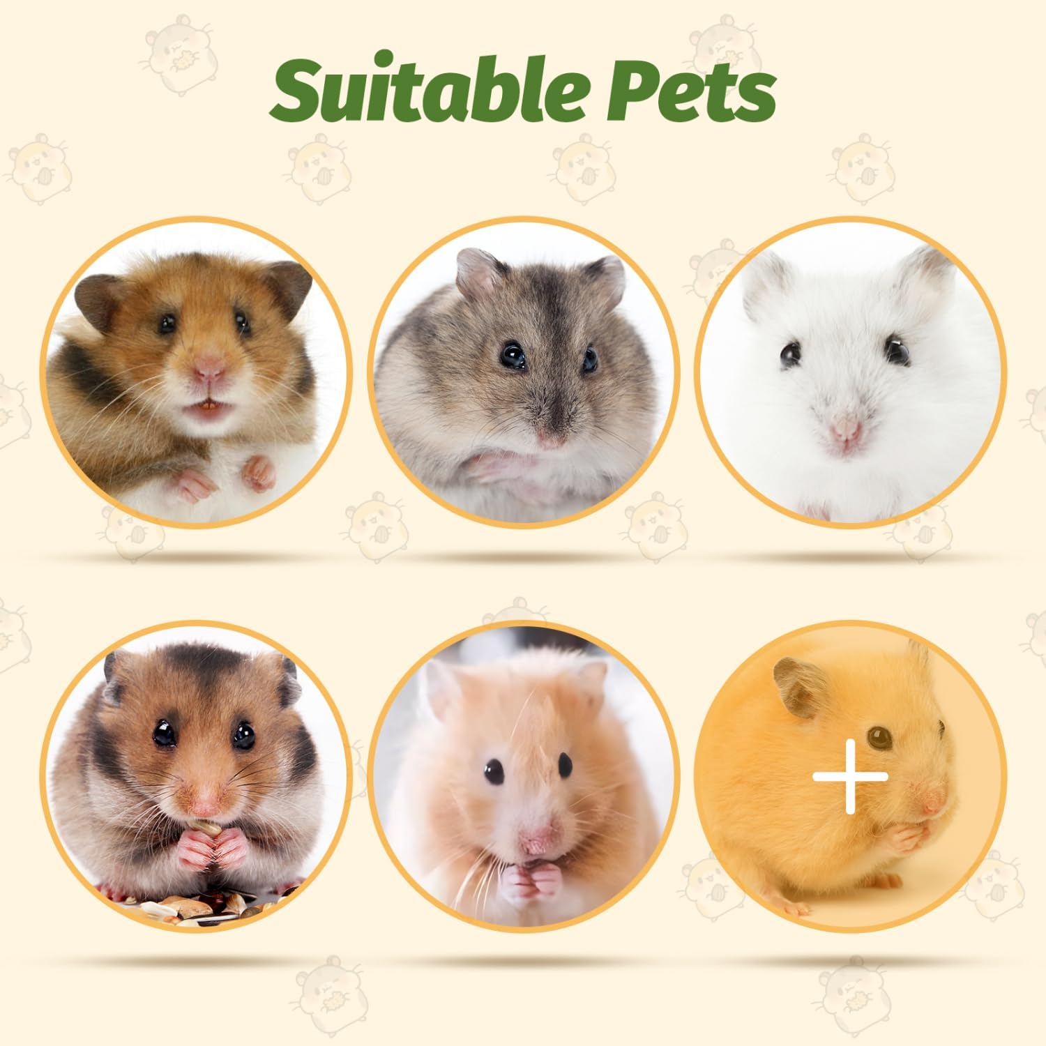 Thumbnail 5 de Nobleza – Alimentation hamster et cochon d’Inde (500 g) à base de céréales multi-grains