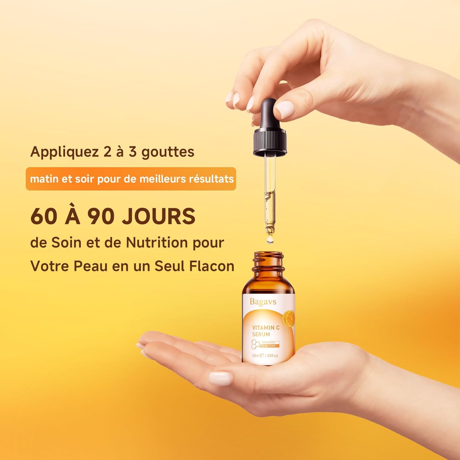 Thumbnail 4 de Bagavs Vitamine C Sérum Visage à l’acide salicylique, collagène & acide hyaluronique