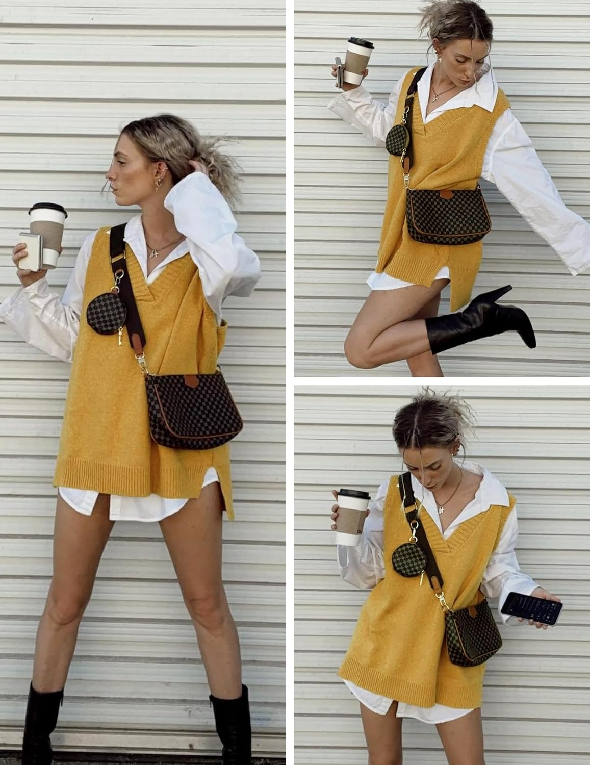 Detalle 2 de Zeagoo Sweater Vest, Oversized