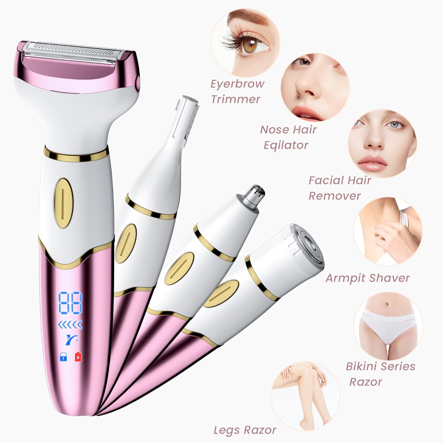 Thumbnail 1 de PKBD 4 in 1 Electric Lady Shaver for Bikini trim 🎀