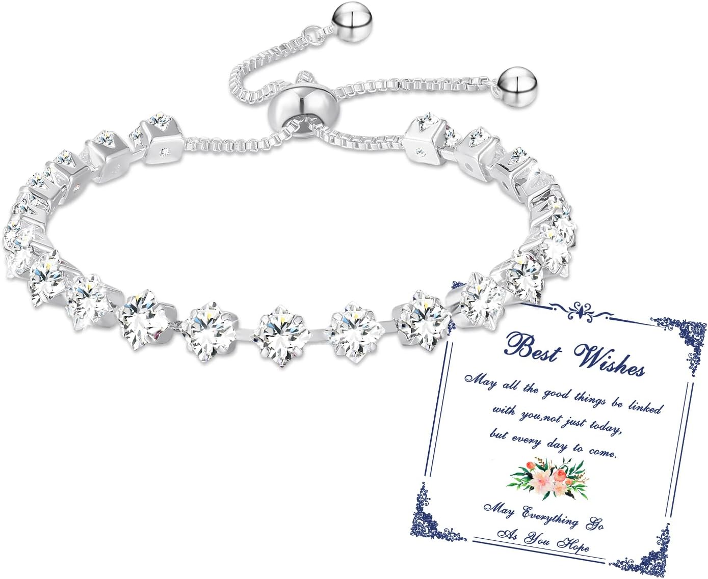 Detalle de Esmoly Bracciale tennis argento 12 pietre