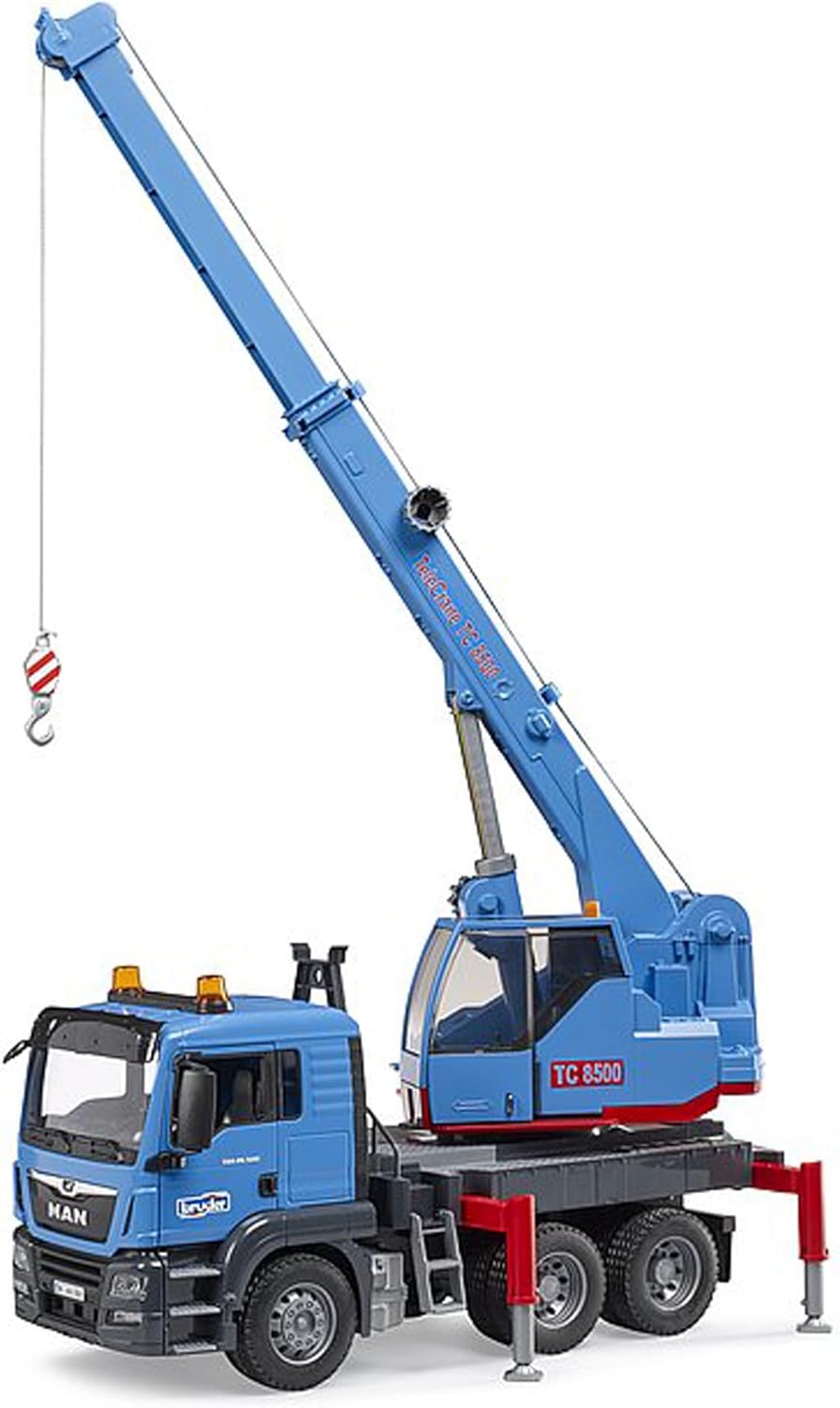 Thumbnail 1 de Bruder MAN TGS Crane Truck 03771 – 1:16 Scale Construction Vehicle