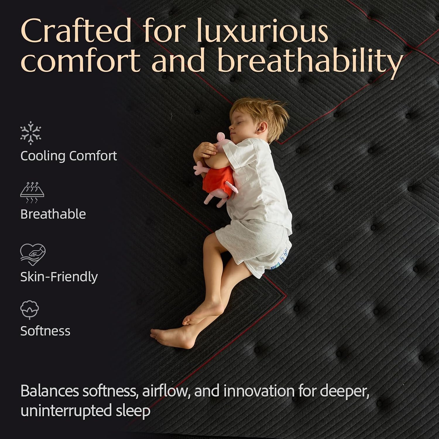 Detalle 2 de ZLNDR Hybrid Mattress 12-Inch