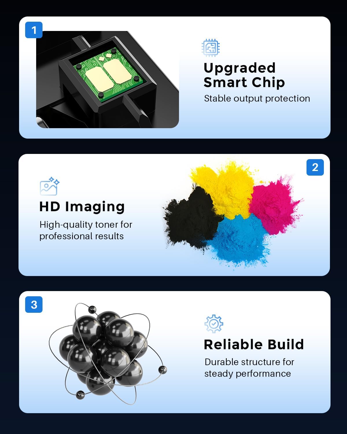 Thumbnail 3 de Pack Kuva 069 / 069H cartouches de toner compatibles Canon 069H (4-pack) pour imageCLASS & LBP