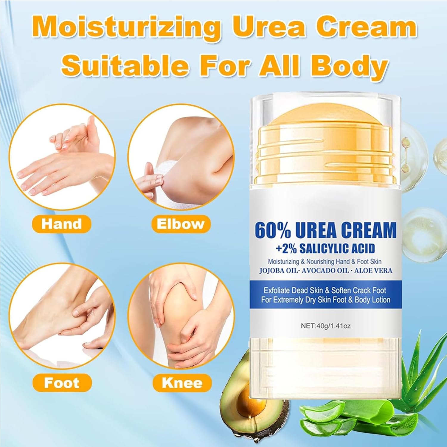 Detalle 2 de 2Pieza Crema Urea 60% para pies