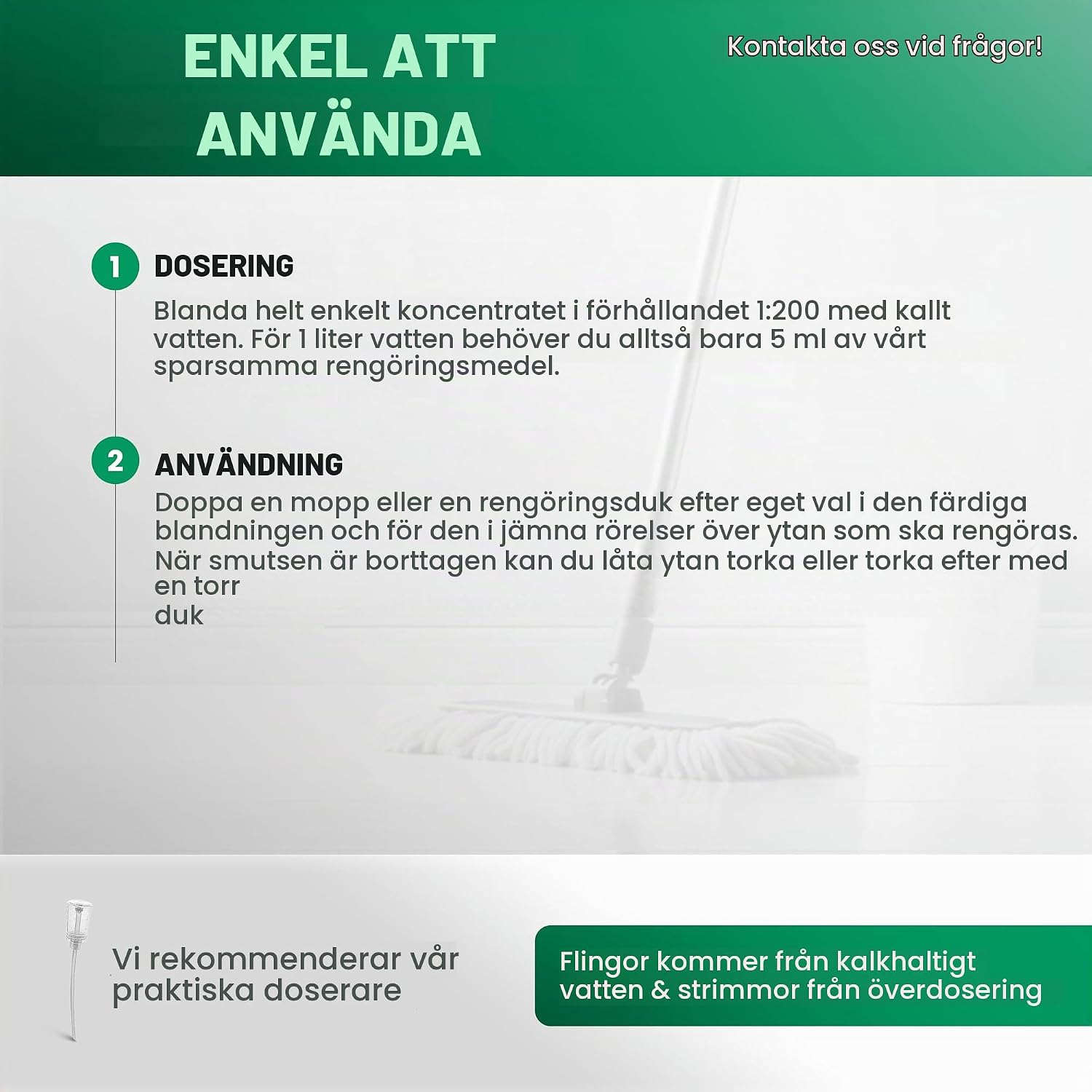 Detalle de BIOHY abg-1569 golvrengöring, koncentrat för hårda golv, 1 l