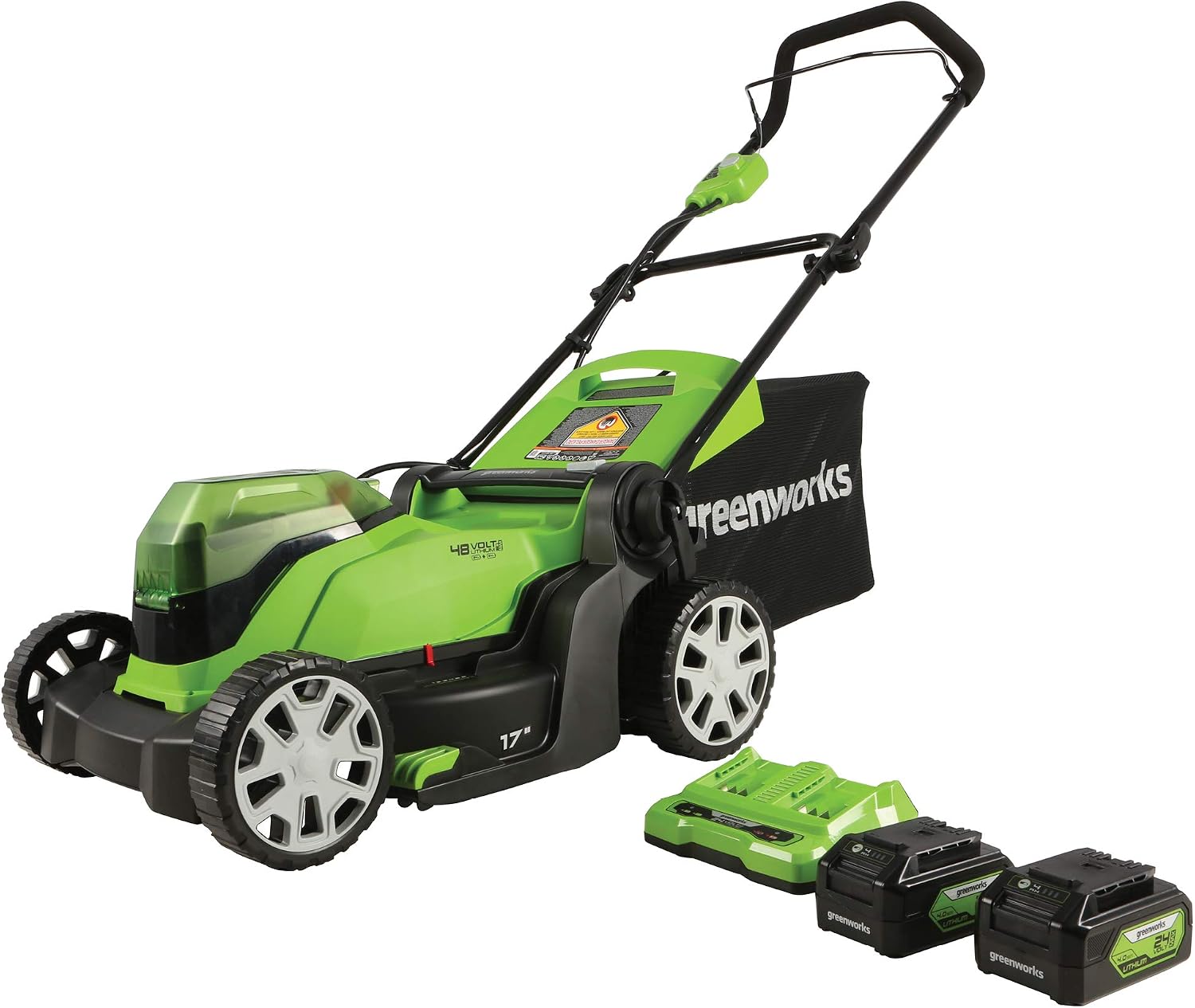 Detalle de Greenworks Push Lawn Mower 17-Inch