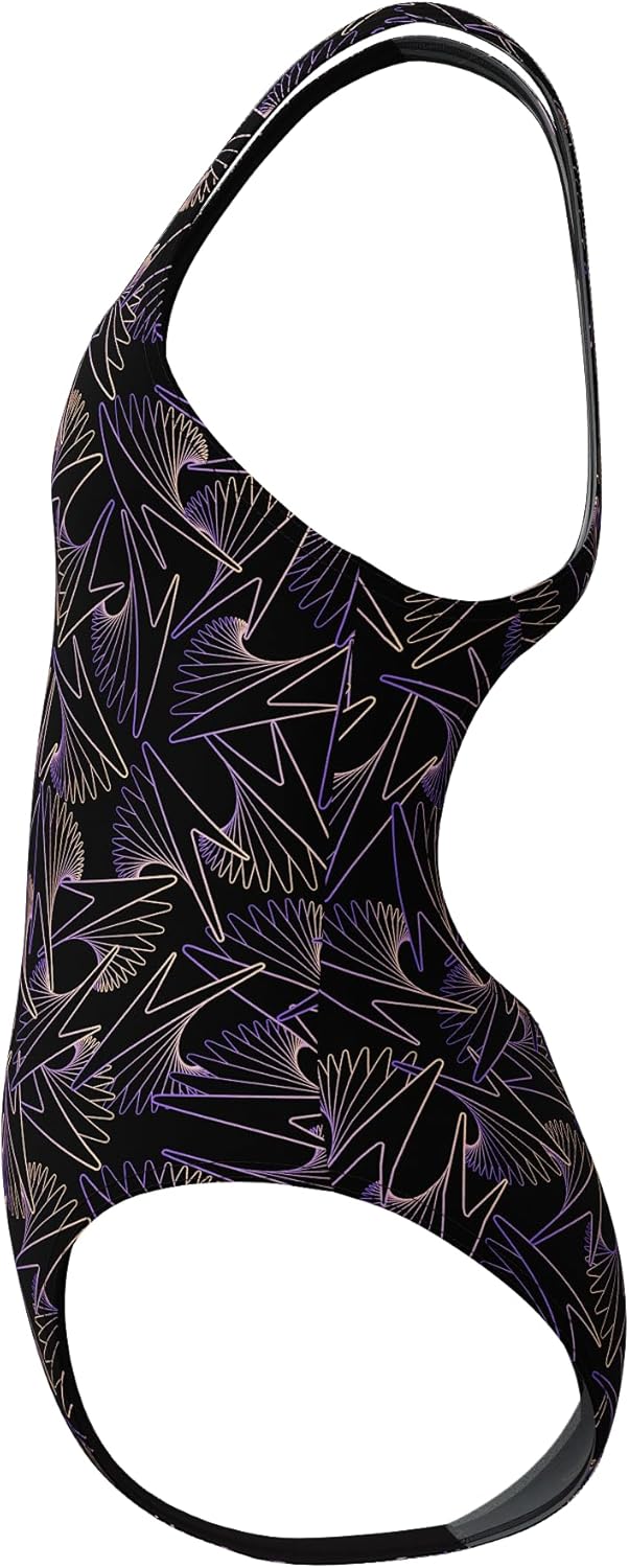 Thumbnail 6 de Speedo Maillot HyperBoom Allover Medalist Fille – Séchage rapide et résistance au chlore (Lot de 1, 5-6 ans)