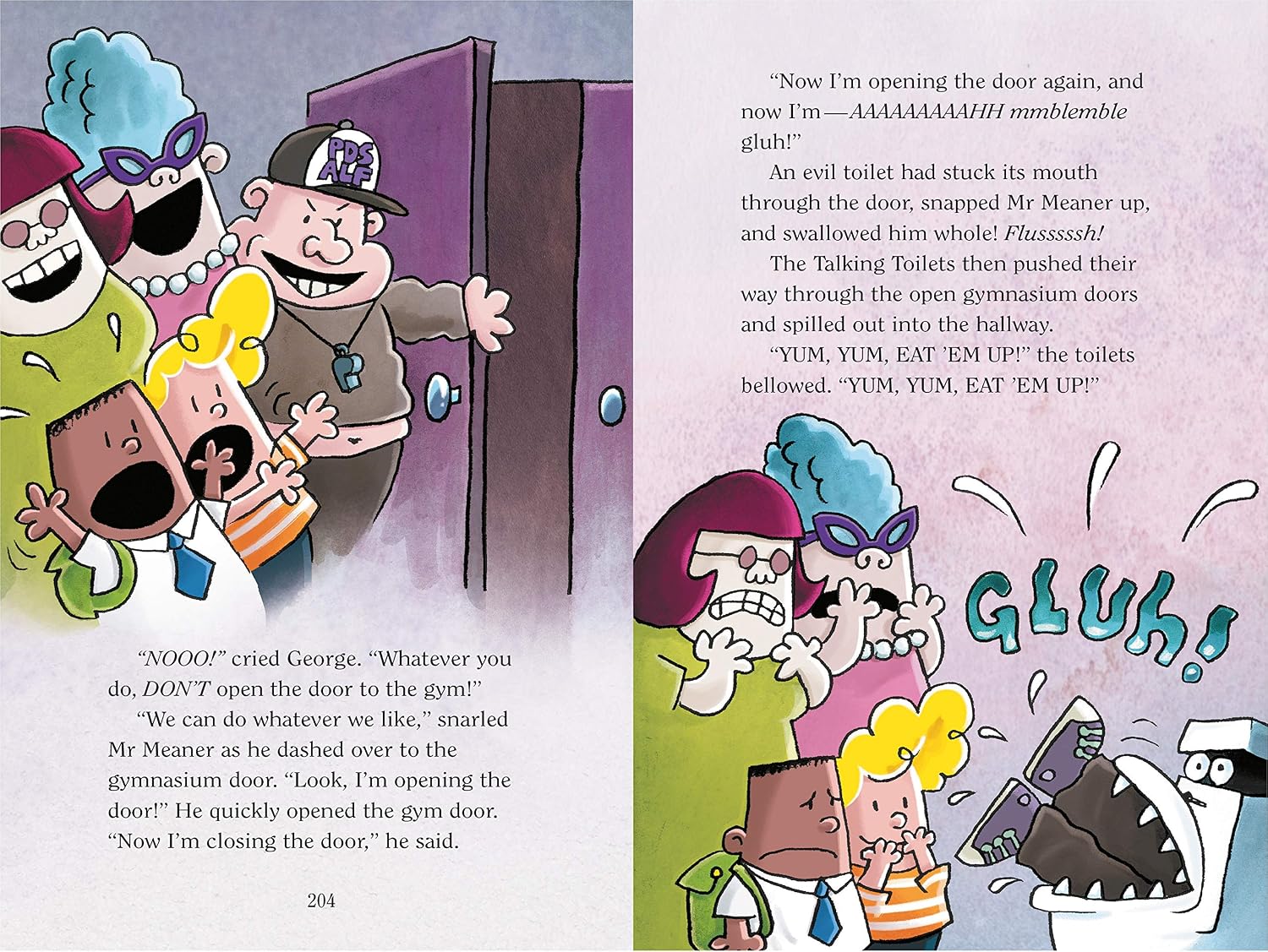 Detalle de Captain Underpants: Two Pant-tastic Novels in One (Full Colour!): 1 – kolorowy tom dwóch powieści