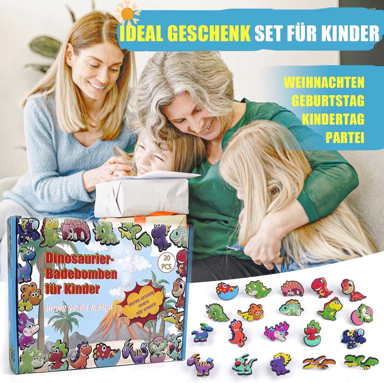 Thumbnail 6 de 20 Badebomben Dinosaurier‑Spielzeug