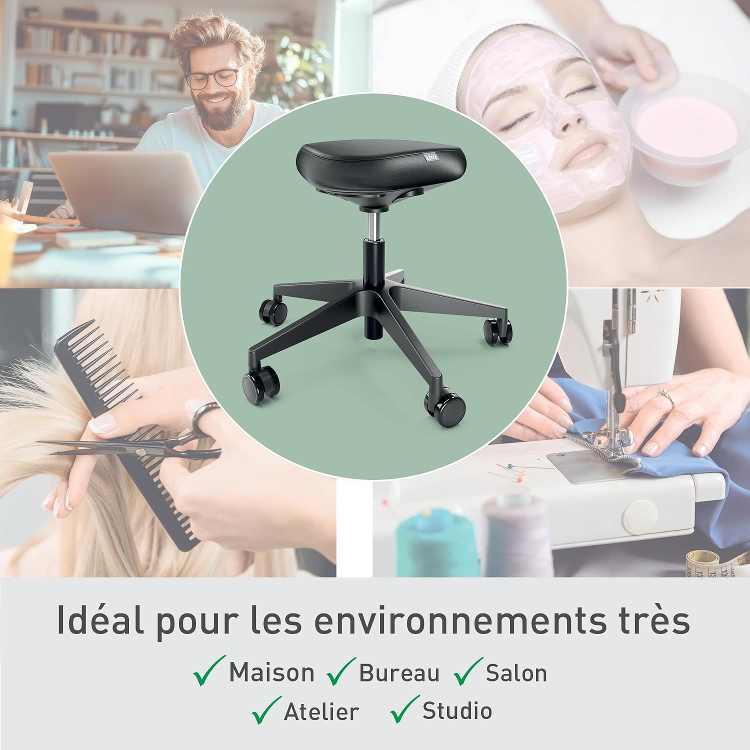Thumbnail 5 de Leitz Ergo Tabouret ergonomique 46–59 cm