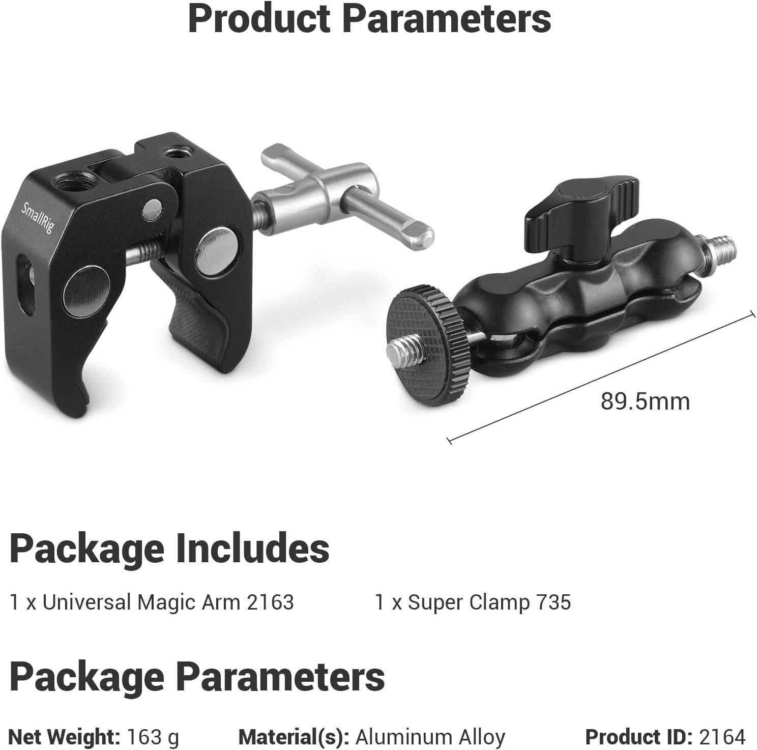 Thumbnail 6 de SMALLRIG 2164 Super Clamp 54 mm