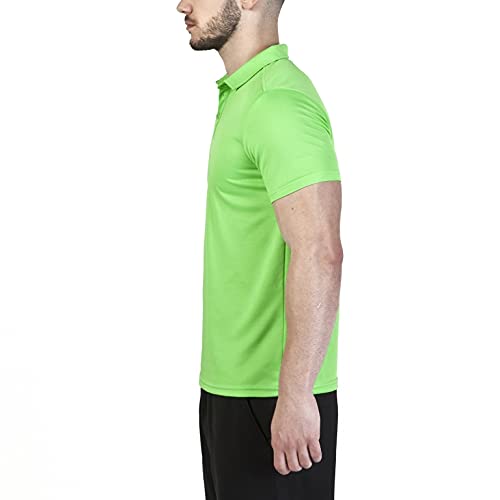 Thumbnail 3 de Joma Hobby Polo para Hombre — Verde Fluor (020), XL