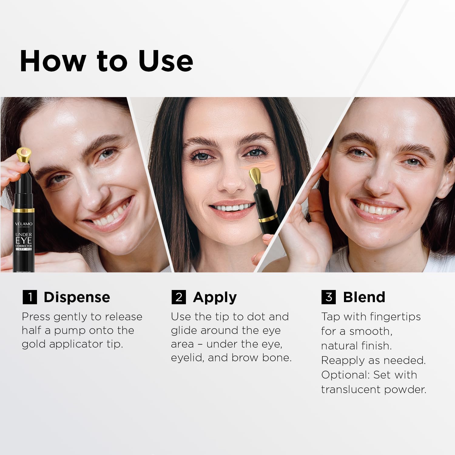Thumbnail 5 de VELAMO ADVANCED Under-Eye Corrector 10 mL