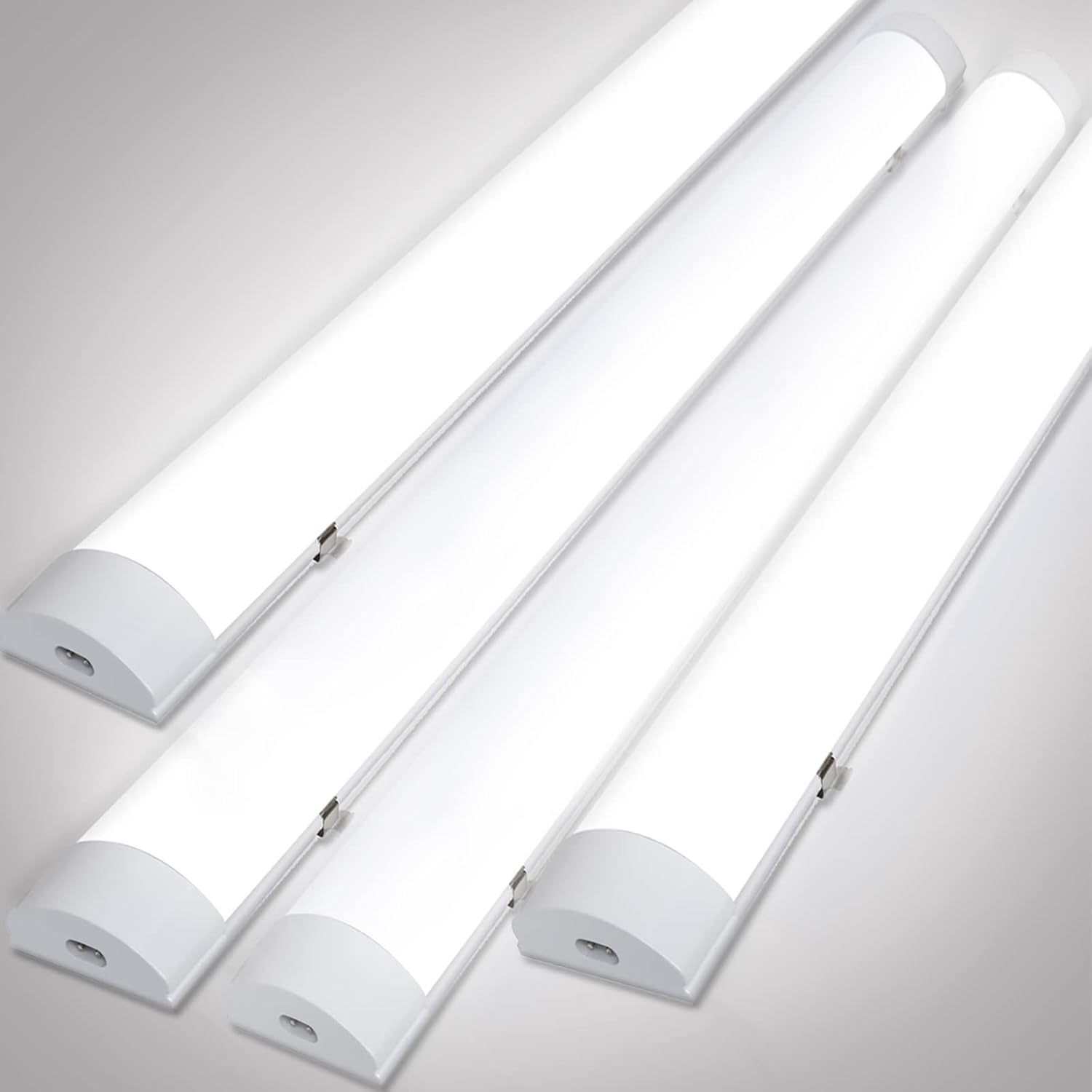 Gimisgu 4x Néon LED 150 cm 48 W, tube connectable IP65 4000K blanc neutre